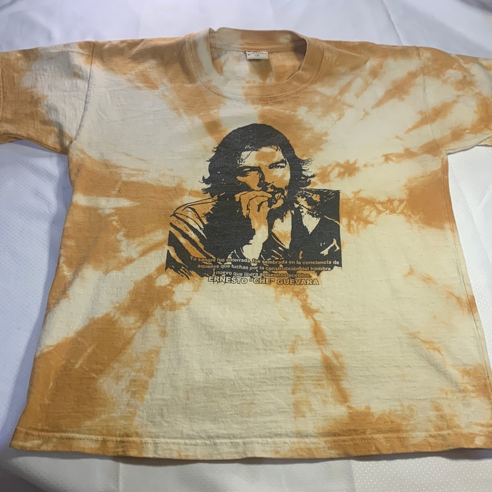 Vintage Bootleg Ernesto Che Guevara Tie Dye T-Shirt Small Graphic Tee Tikal